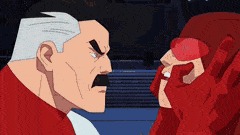 Omniman looking into your soul | image tagged in omniman looking into your soul | made w/ Imgflip meme maker