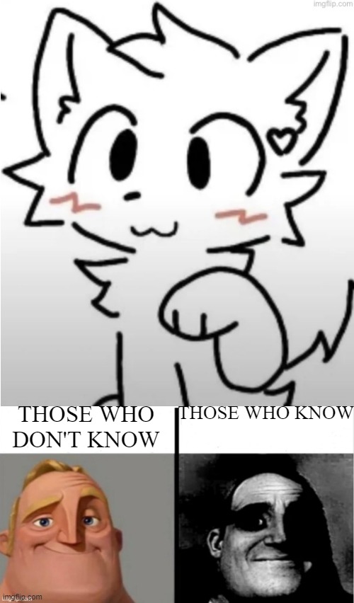 Boykisser Is Bad | Those who don't know; Those who know | image tagged in boykisser,people who don't know vs people who know,memes | made w/ Imgflip meme maker