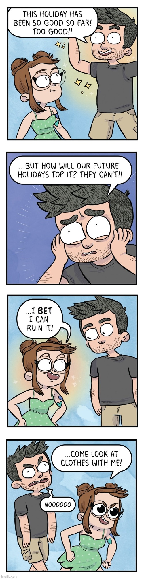 image tagged in holiday,vacation,good,ruin,clothes,oof | made w/ Imgflip meme maker