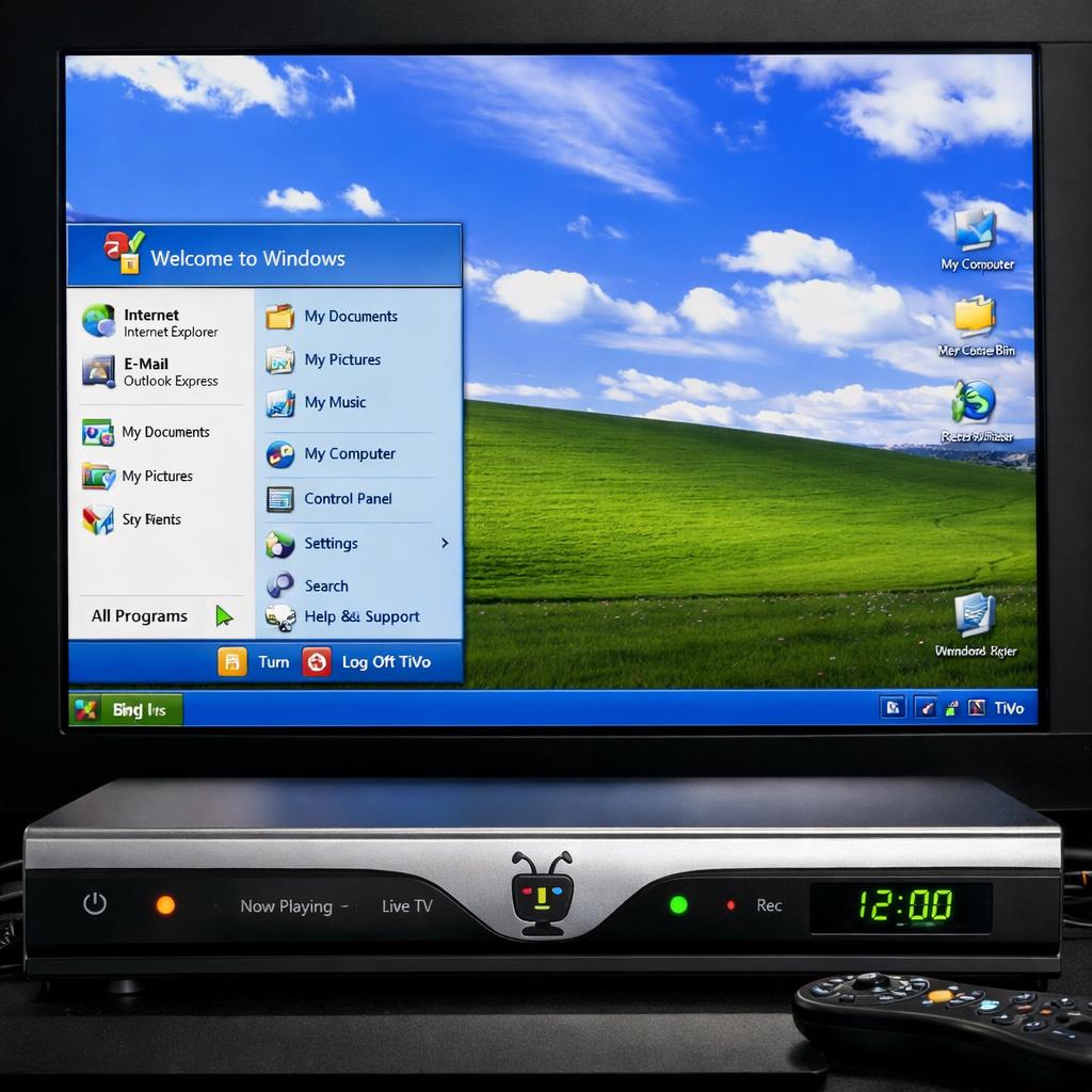 windows xp on tivo dvr Blank Meme Template