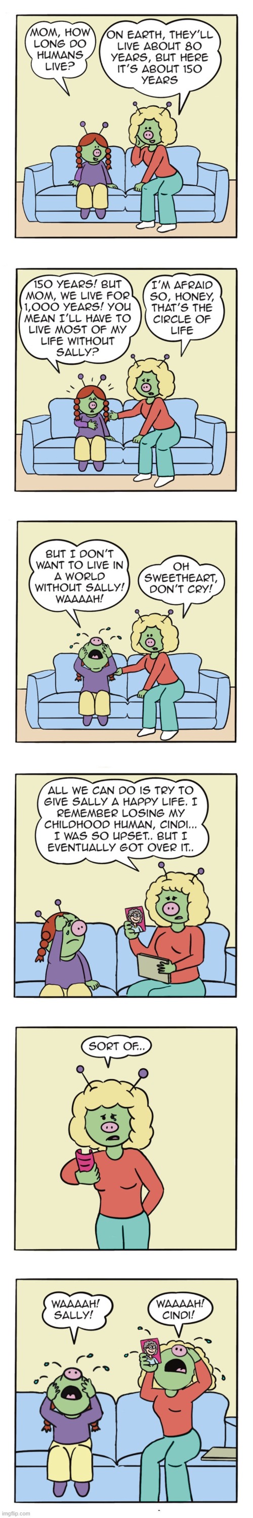 image tagged in aliens,humans,death,tears,crying,sadness | made w/ Imgflip meme maker