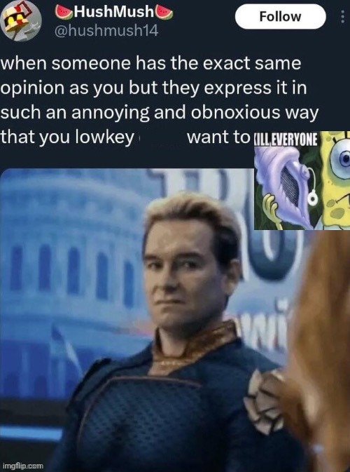 Post below [comment banned] | image tagged in when someone has the exact same opinion | made w/ Imgflip meme maker