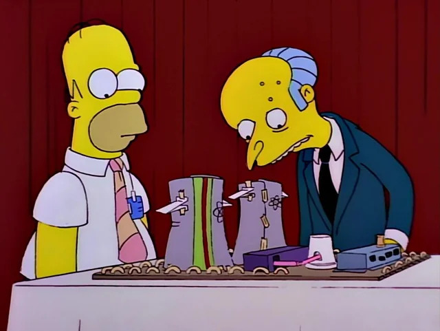 Mr Burns explain Blank Meme Template