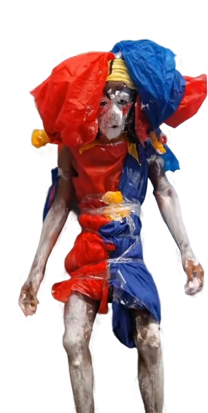 Bootleg Pomni Cosplayer Blank Meme Template