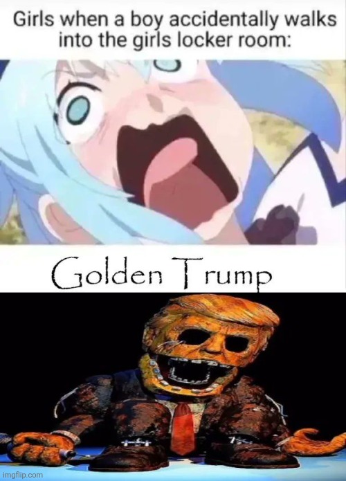 golden trump | made w/ Imgflip meme maker