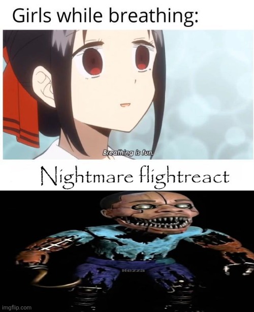nightmare flightreact | made w/ Imgflip meme maker