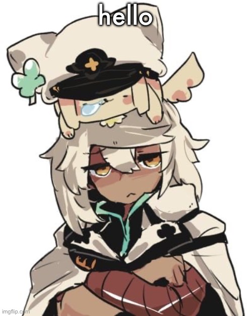 Ramlethal guilty gear | hello | image tagged in ramlethal guilty gear | made w/ Imgflip meme maker