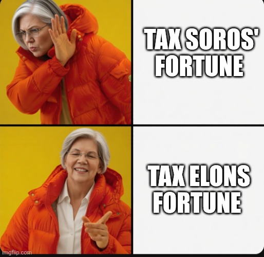 Screenshot_20260613-093430_X.jpg | Tax soros' fortune; Tax Elons fortune | image tagged in screenshot_20260613-093430_x jpg | made w/ Imgflip meme maker