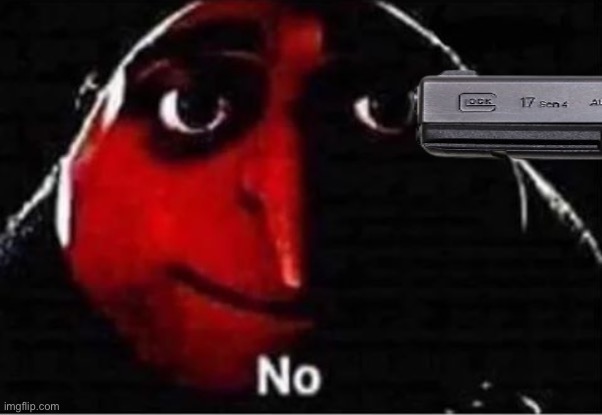 Gru No | image tagged in gru no | made w/ Imgflip meme maker