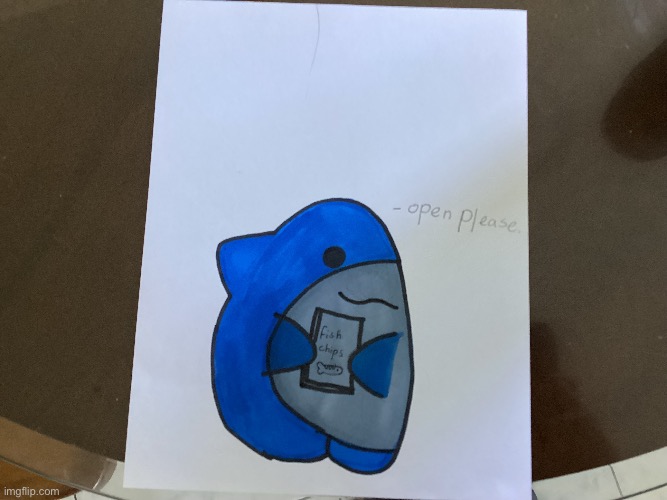 Cute drawing made by my sister | image tagged in memes,cute | made w/ Imgflip meme maker