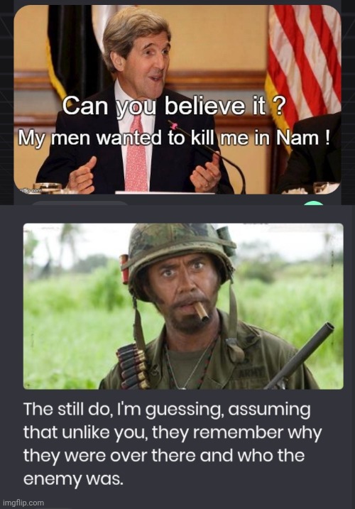 John Kerry went Full Retard | image tagged in screenshot_20260613_015110_chrome jpg,john kerry,crybaby | made w/ Imgflip meme maker