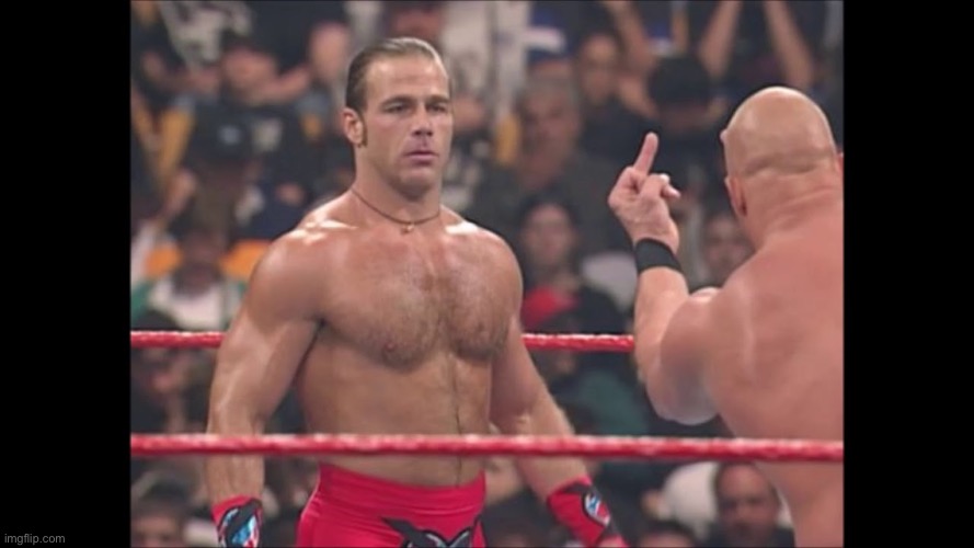 flipping bird wrestler | image tagged in flipping bird wrestler | made w/ Imgflip meme maker