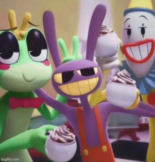 Jax, Ribbit, & Kaufmo | image tagged in jax ribbit kaufmo | made w/ Imgflip meme maker
