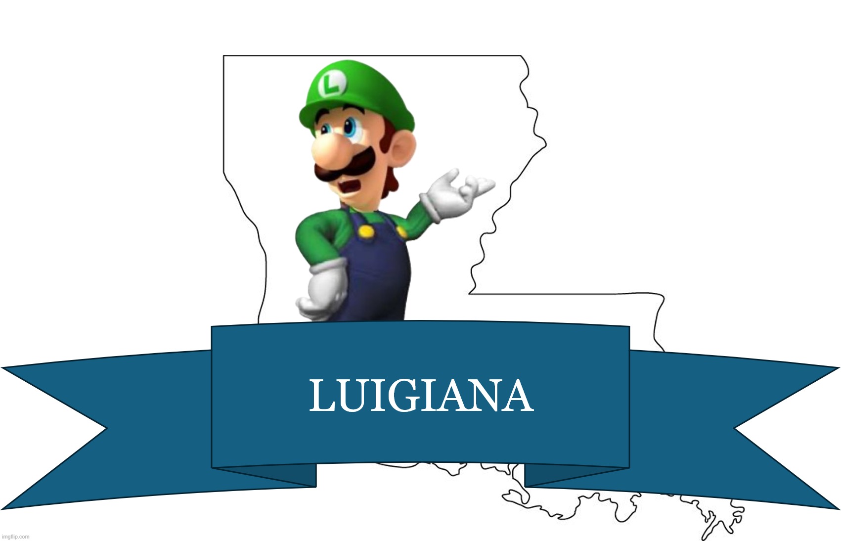 Luigiana | image tagged in luigiana | made w/ Imgflip meme maker
