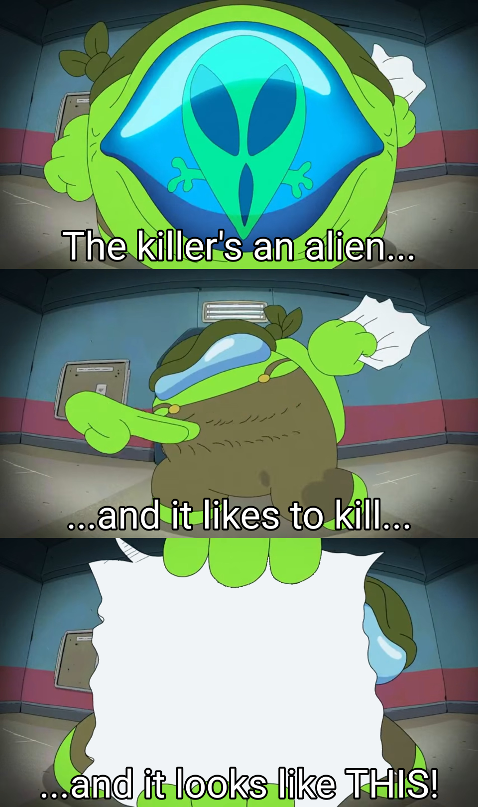 Lime Among Us Blank Meme Template