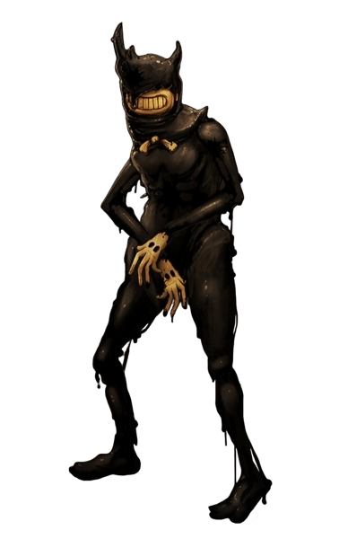 Bendy The Ink Demon doing "had to do it to em" pose Blank Meme Template