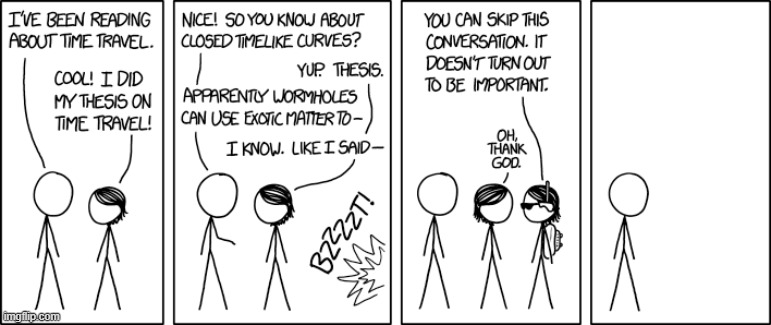 "Hey, what are those futuristic goggles for, anyway?" "Oh, this is just a broken Google Glass. It was 2010's night at the club." | image tagged in reading,time travel,thesis,goggles,google,glass | made w/ Imgflip meme maker