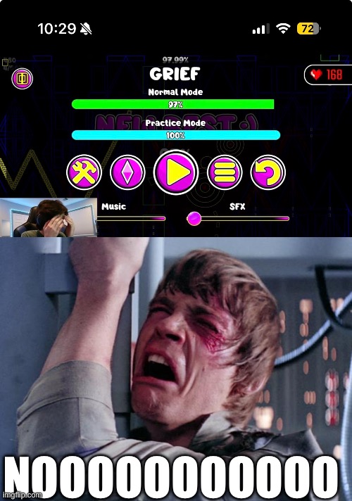 NOOOOOOOOOOOOOOOOOOOO!!!! | nooooooooooo | image tagged in luke nooooo | made w/ Imgflip meme maker
