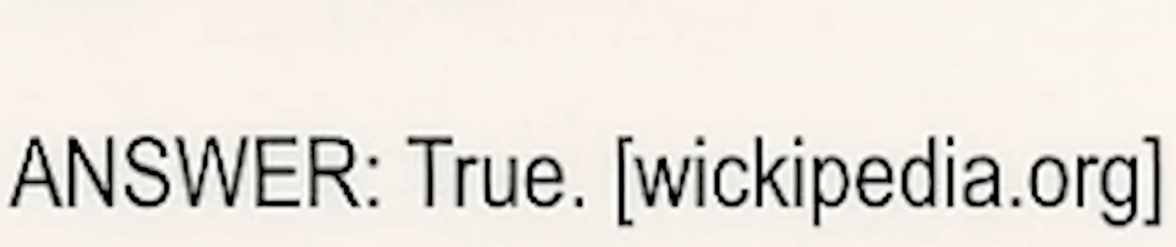 High Quality X Answer: True. [wickipedia.org] Blank Meme Template