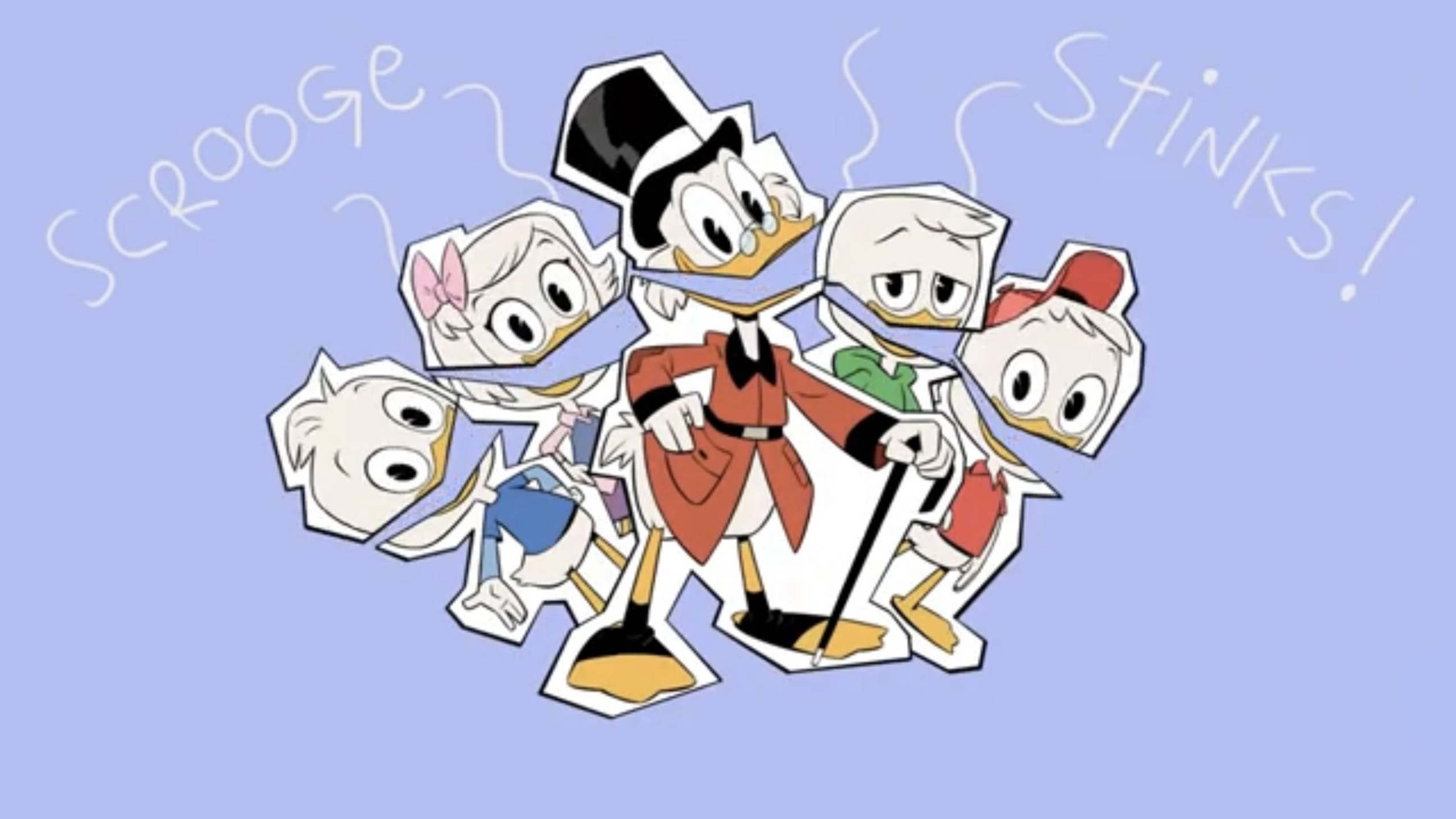 Scrooge stinks Blank Meme Template