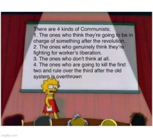 There are a whole lot of the third kind running around nowadays | image tagged in anti communists,lisa simpson,4 kinds,delusional,more of the 3rd kind,the 4th kind wins out in the end | made w/ Imgflip meme maker