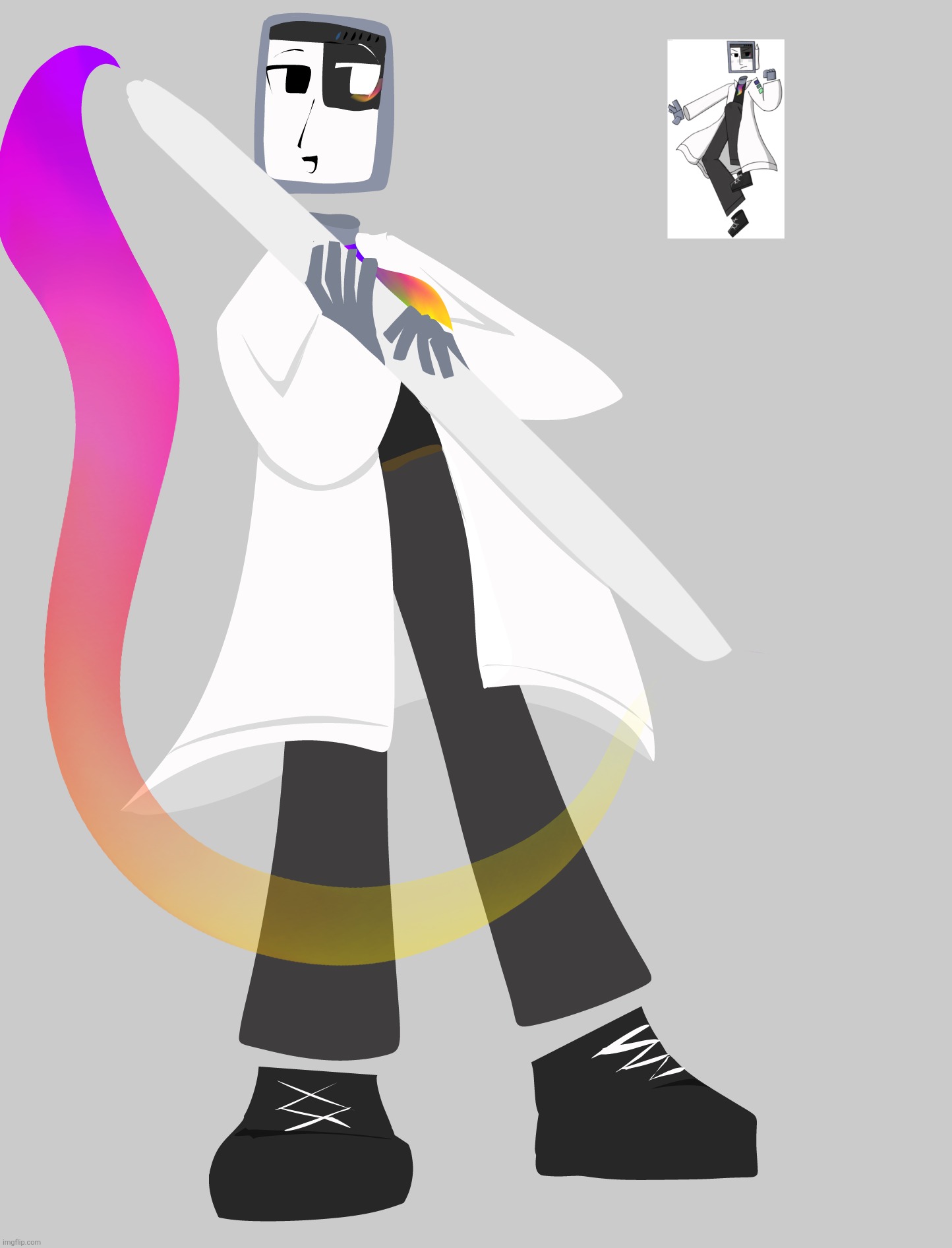 Prof procreate commission!! | image tagged in wow three posts in 1 day,professor procreate | made w/ Imgflip meme maker