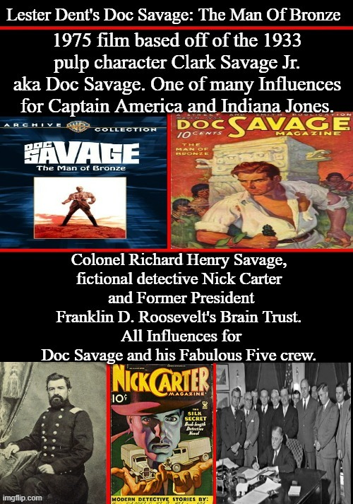 Doc Savage: The Man Of Bronze | image tagged in ron ely,doc savage,captain america,indiana jones,google images,memes | made w/ Imgflip meme maker