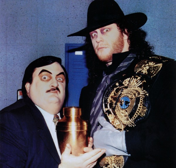 Paul Bearer and The Undertaker Blank Meme Template