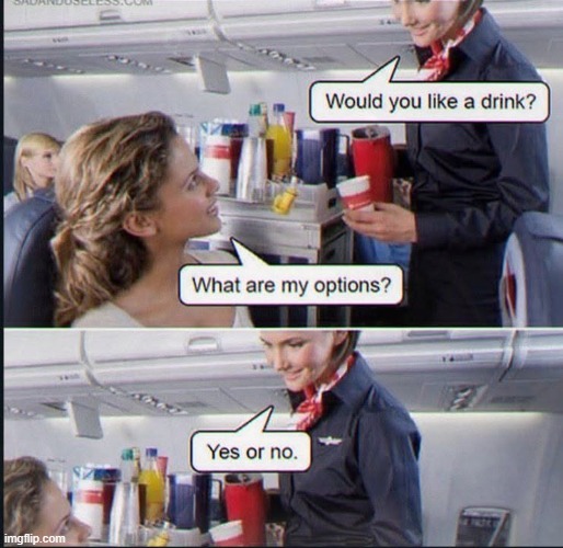Want a Drink? | image tagged in eyeroll | made w/ Imgflip meme maker