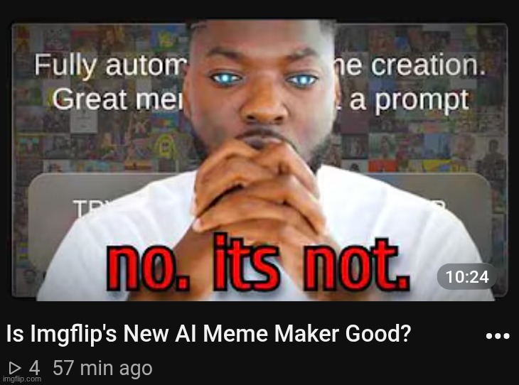 new video out | made w/ Imgflip meme maker