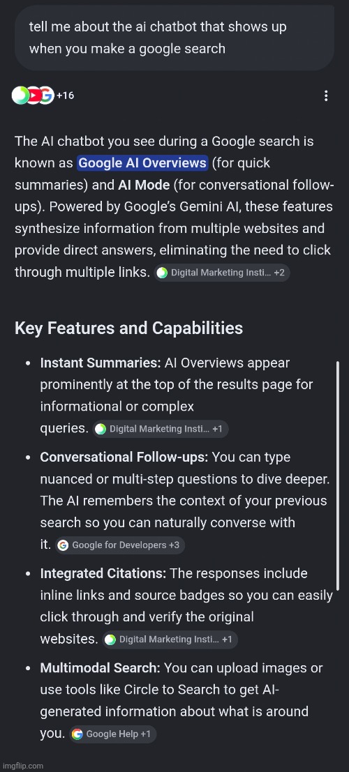 omg google ai knows about google ai | made w/ Imgflip meme maker