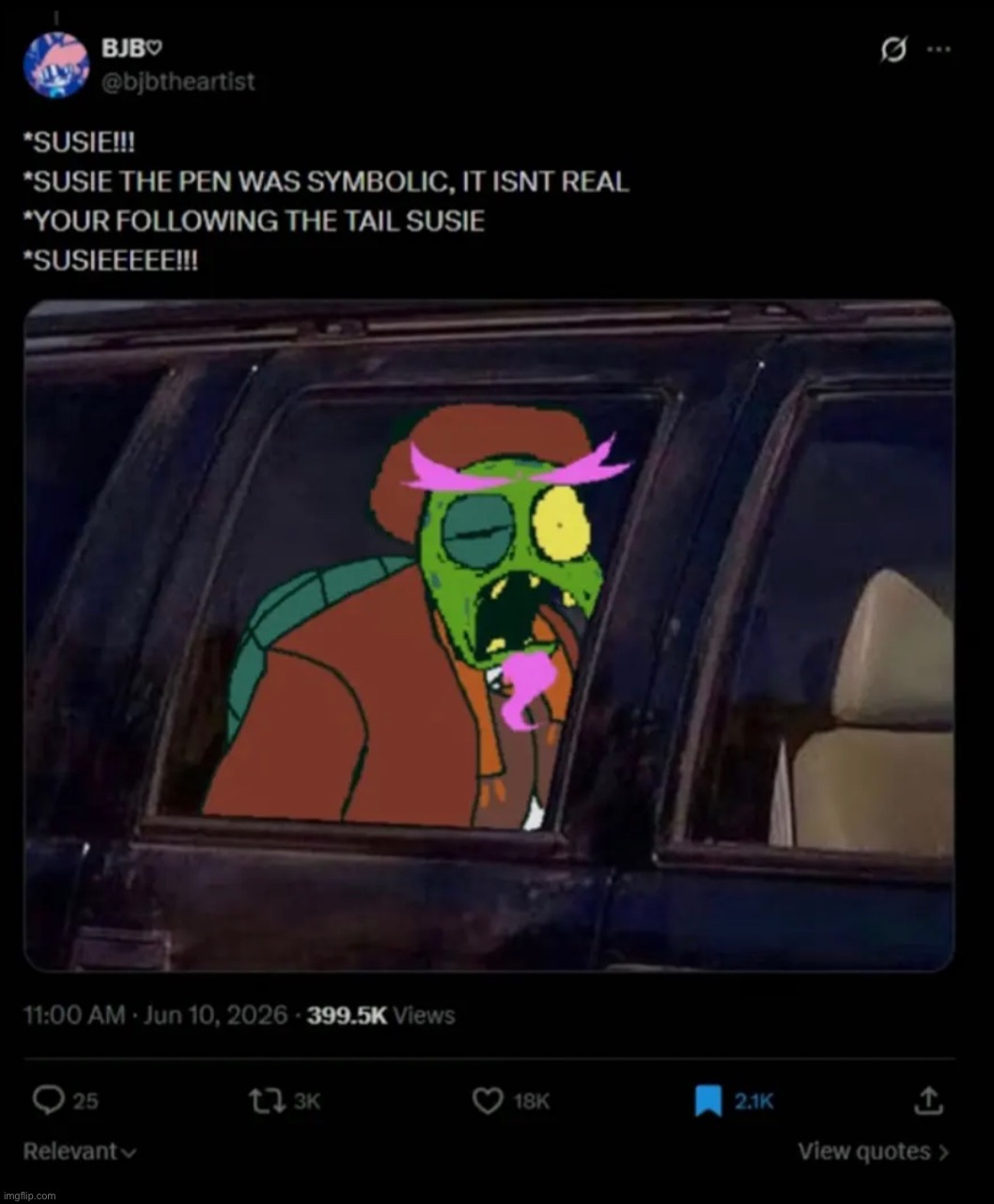 I don’t think the feather we saw in the trailer is actually the White Pen of Hope… | image tagged in deltarune,gerson,twitter,chapter 5,the pointed tail of hell | made w/ Imgflip meme maker