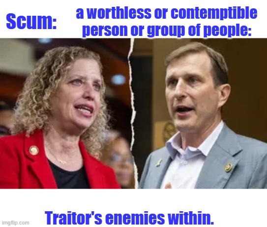Word's mean things, they've done everything they could to interfere with legally elected pres.presidency. | a worthless or contemptible person or group of people:; Scum:; Traitor's enemies within. | made w/ Imgflip meme maker