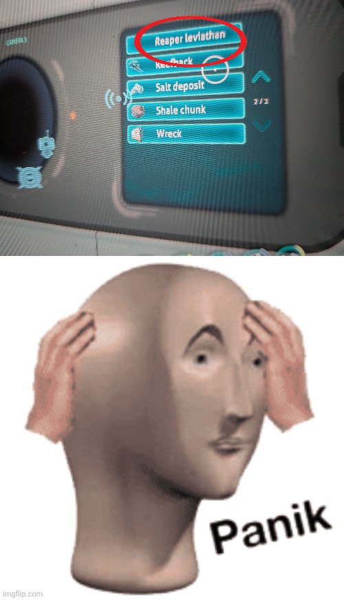 Subnautica | image tagged in pxl_20260614_183627580 jpg,panik | made w/ Imgflip meme maker