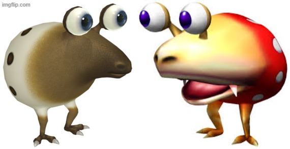 Two Bulborbs | image tagged in whiptongue bulborb,bulborb,memes,bulborbs | made w/ Imgflip meme maker