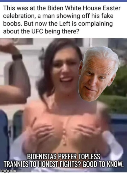 Geritol Joe Biden Easter Trannies Blank Meme Template