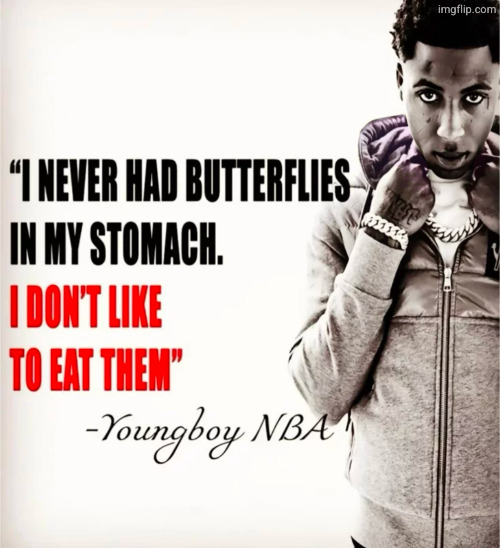 Spotify would never be where it's at without its music | image tagged in nba youngboy,never broke again,butterflies,quotes,funny | made w/ Imgflip meme maker