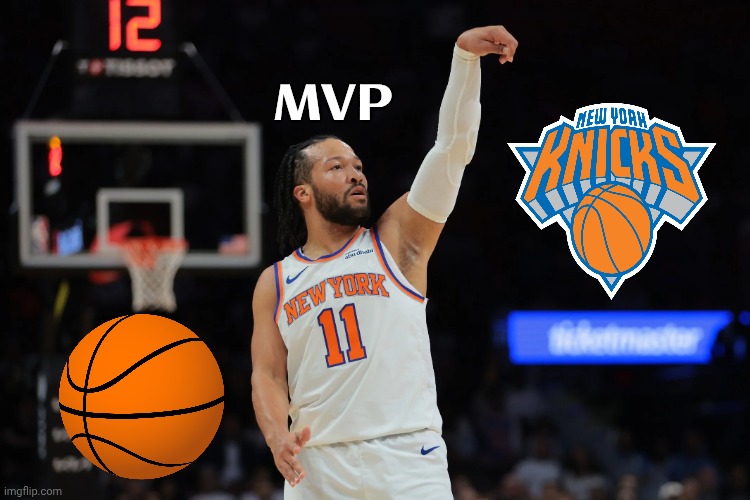 MVP | image tagged in jalen brunson | made w/ Imgflip meme maker