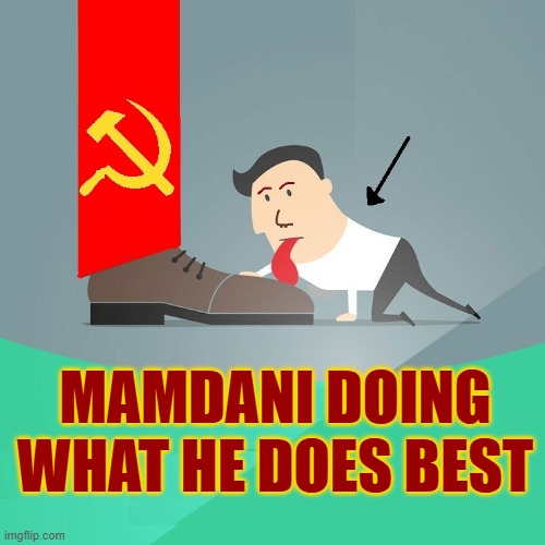 Mamdani doing what he does best | image tagged in tumblr_ohk84rvccx1tib9s5o1_1280 jpg | made w/ Imgflip meme maker