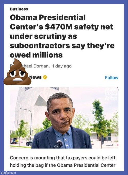 Dingle Barry didn't pay his bills | image tagged in img 13 jpeg,obama,scammer | made w/ Imgflip meme maker