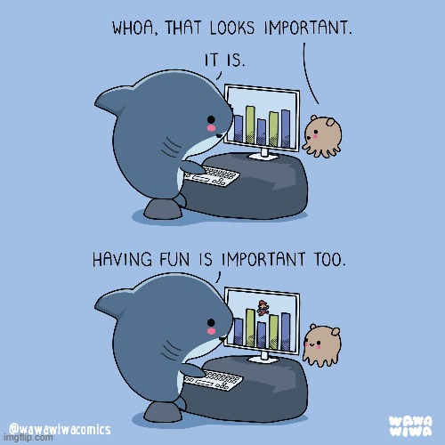 image tagged in shark,octopus,computer,stocks,super mario,fun | made w/ Imgflip meme maker