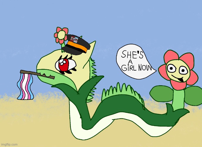 Hello It's Me Weedy!! Do Anyone Recognize Me from Badlands??? | image tagged in trans pride,trans,redesign,badlands,aicp,oc | made w/ Imgflip meme maker