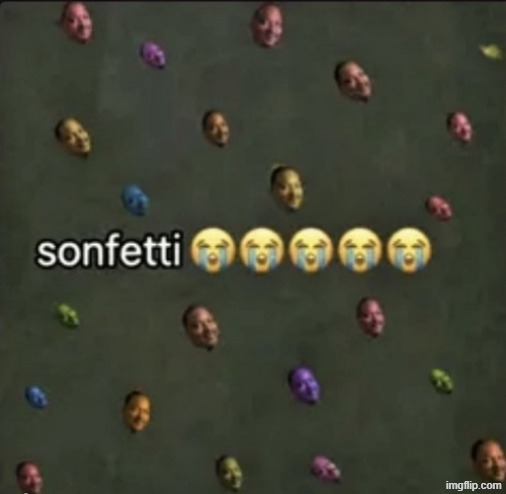 Sonfetti | image tagged in sonfetti | made w/ Imgflip meme maker