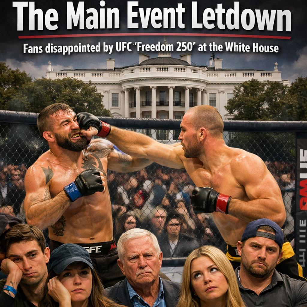 The UFC "Freedom 250" event on the White House South Lawn was hi Blank Meme Template