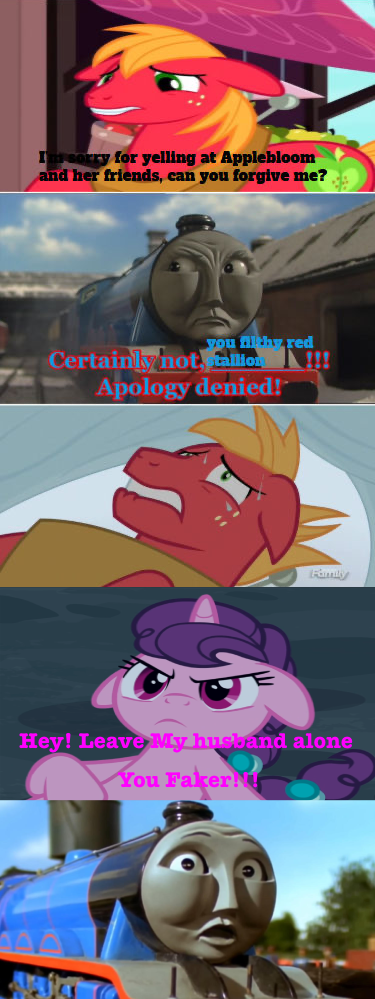 Sugar Belle Save Big Mac from Fake Gordon Blank Meme Template