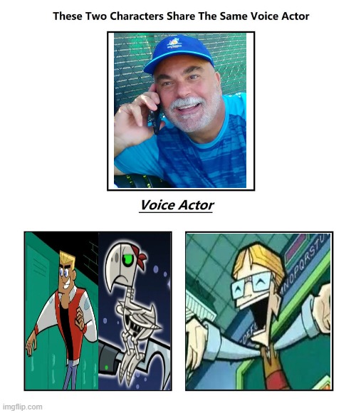 S. Scott Bullock | image tagged in same voice actor,s scott bullock,invader zim,danny phantom,nickelodeon | made w/ Imgflip meme maker