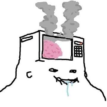 Microwave Brain Face Blank Meme Template