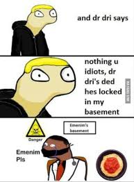 Dr Dre Eminem slim shady meme Blank Meme Template