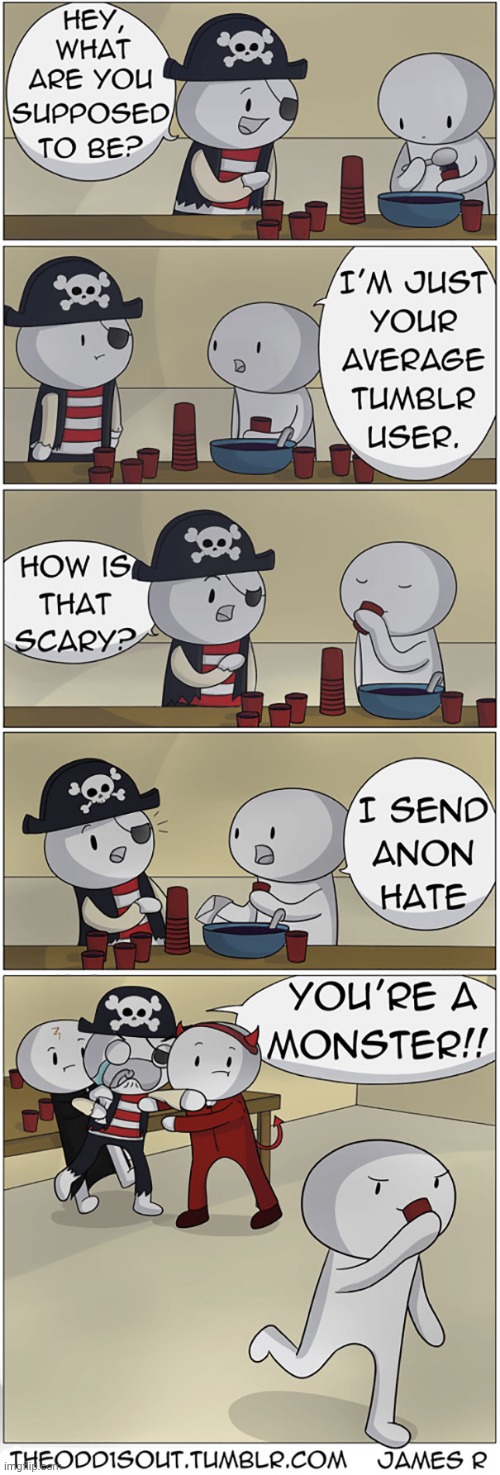Pirate | image tagged in pirate,monster,tumblr,theodd1sout,comics,comics/cartoons | made w/ Imgflip meme maker