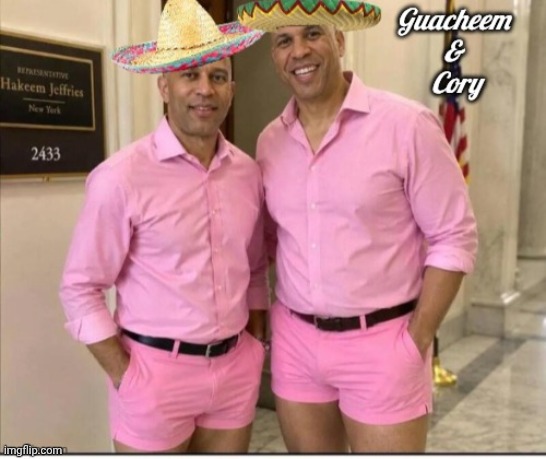 Guacheem Jeffries & Cory Booker | image tagged in guacheem jeffries cory booker | made w/ Imgflip meme maker